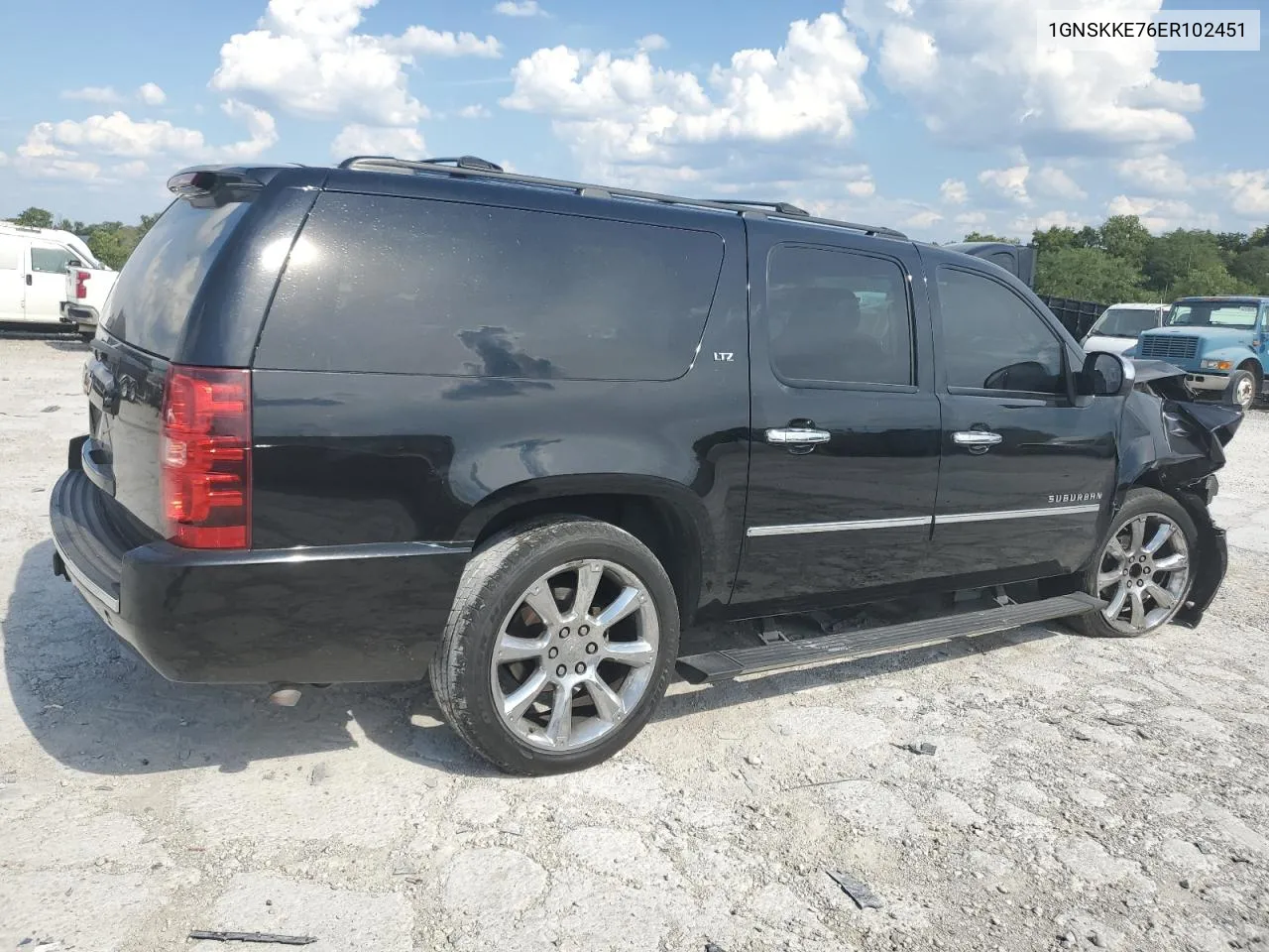 1GNSKKE76ER102451 2014 Chevrolet Suburban K1500 Ltz