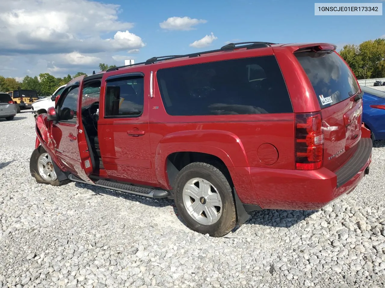 2014 Chevrolet Suburban C1500 Lt VIN: 1GNSCJE01ER173342 Lot: 72085424