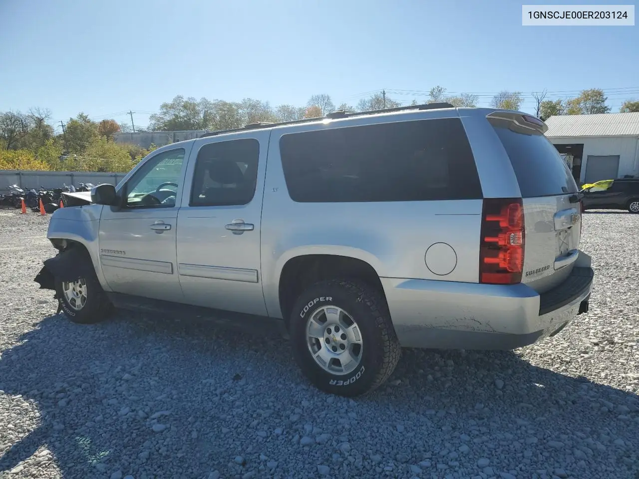 1GNSCJE00ER203124 2014 Chevrolet Suburban C1500 Lt