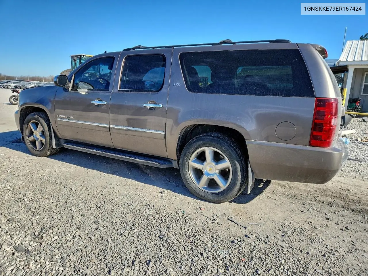 1GNSKKE79ER167424 2014 Chevrolet Suburban K1500 Ltz