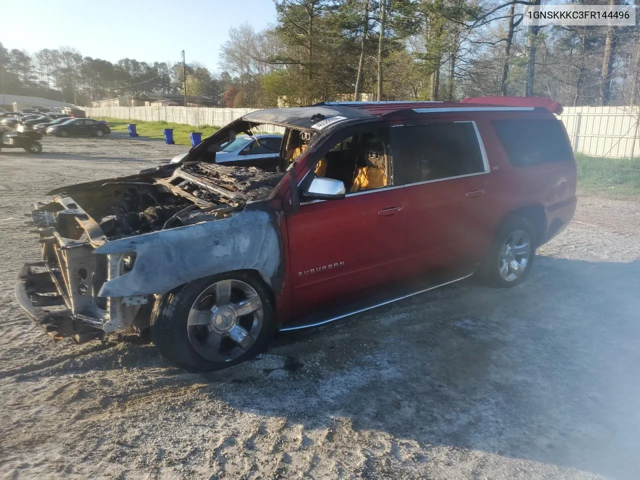 2015 Chevrolet Suburban K1500 Ltz VIN: 1GNSKKKC3FR144496 Lot: 46588664