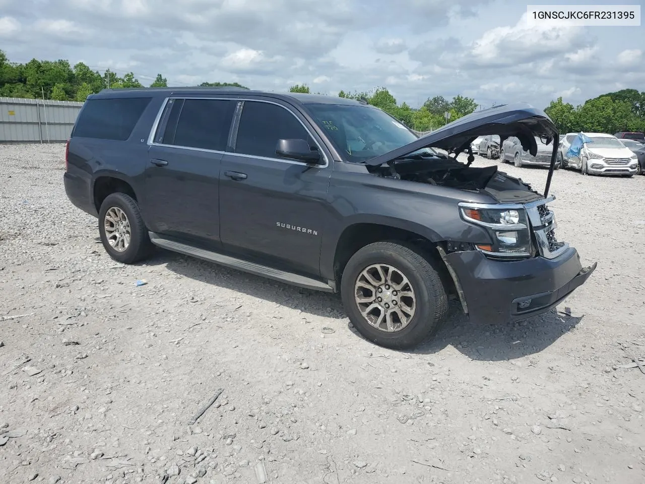 2015 Chevrolet Suburban C1500 Lt VIN: 1GNSCJKC6FR231395 Lot: 53633164