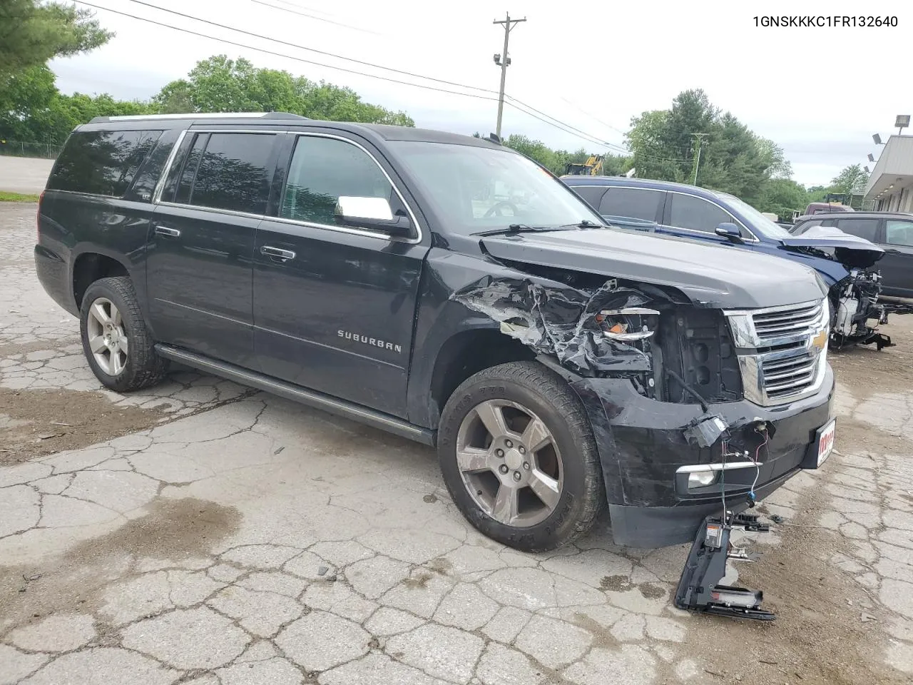 2015 Chevrolet Suburban K1500 Ltz VIN: 1GNSKKKC1FR132640 Lot: 53736724