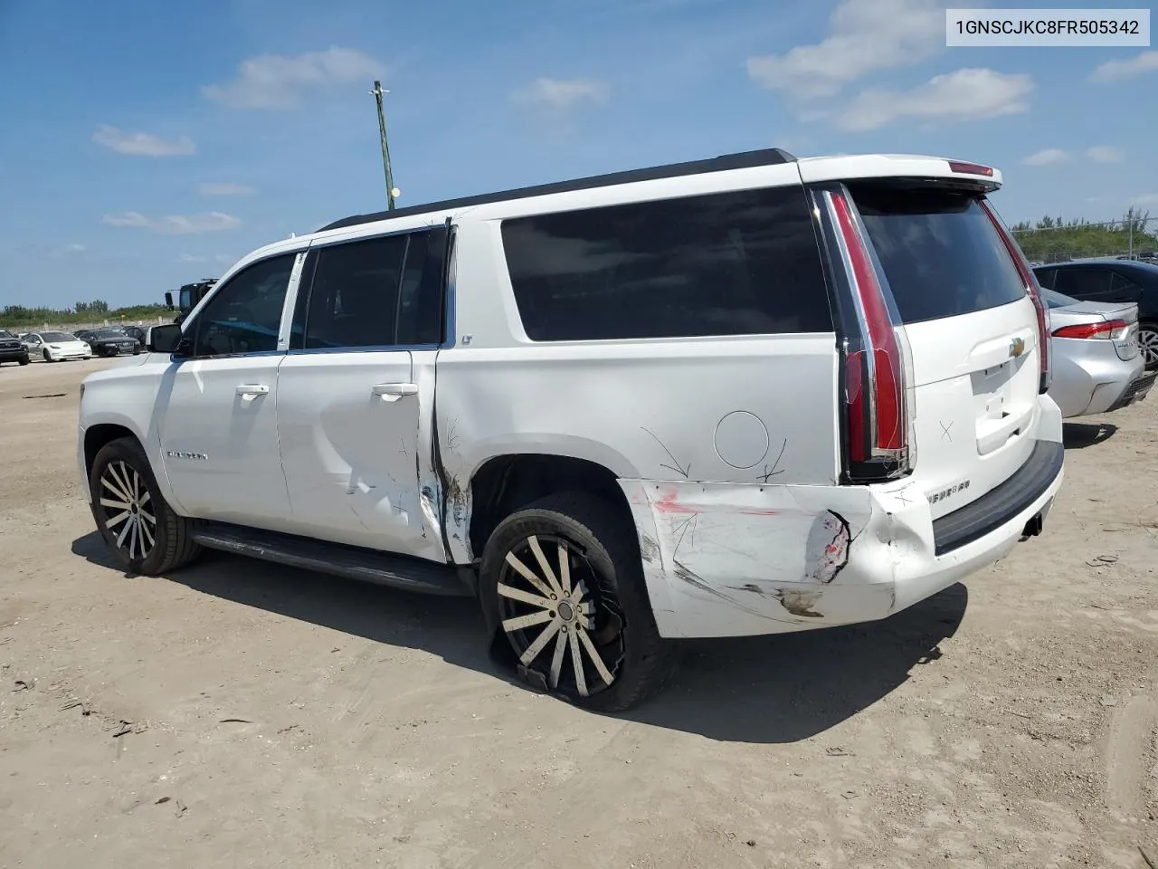 2015 Chevrolet Suburban C1500 Lt VIN: 1GNSCJKC8FR505342 Lot: 53939974