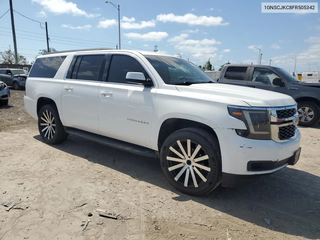 2015 Chevrolet Suburban C1500 Lt VIN: 1GNSCJKC8FR505342 Lot: 53939974