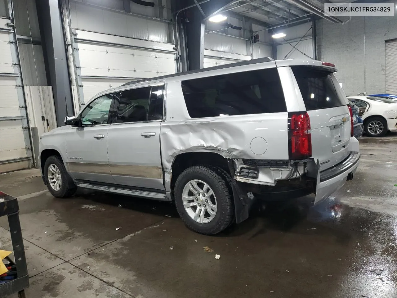 2015 Chevrolet Suburban K1500 Lt VIN: 1GNSKJKC1FR534829 Lot: 54518614