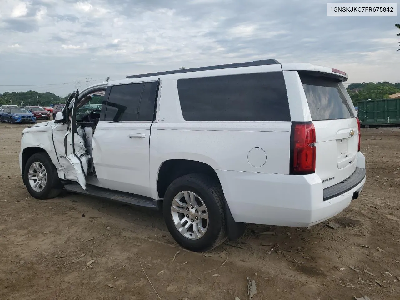 2015 Chevrolet Suburban K1500 Lt VIN: 1GNSKJKC7FR675842 Lot: 56195794