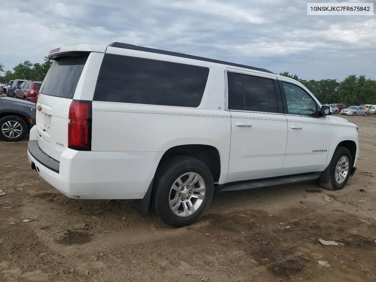 2015 Chevrolet Suburban K1500 Lt VIN: 1GNSKJKC7FR675842 Lot: 56195794