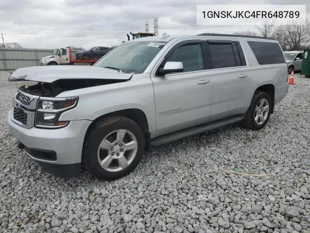 2015 Chevrolet Suburban K1500 Lt VIN: 1GNSKJKC4FR648789 Lot: 56309044