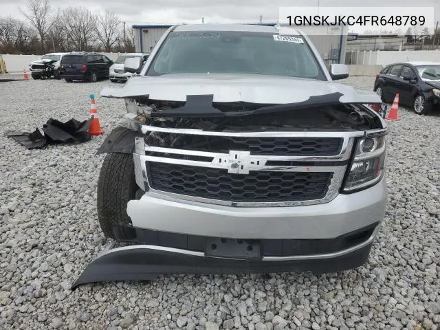 1GNSKJKC4FR648789 2015 Chevrolet Suburban K1500 Lt