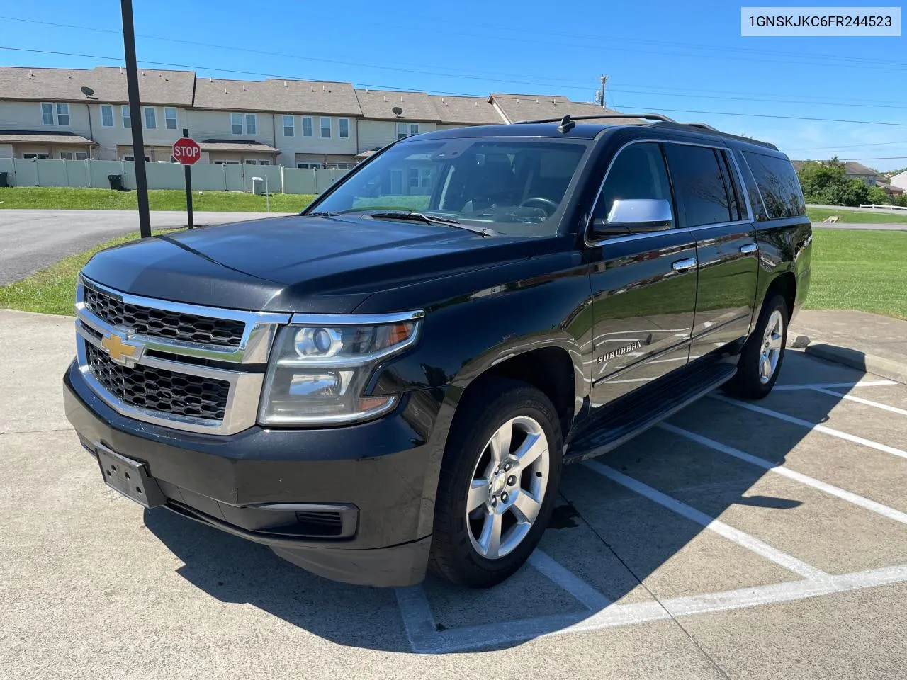 2015 Chevrolet Suburban K1500 Lt VIN: 1GNSKJKC6FR244523 Lot: 58958414