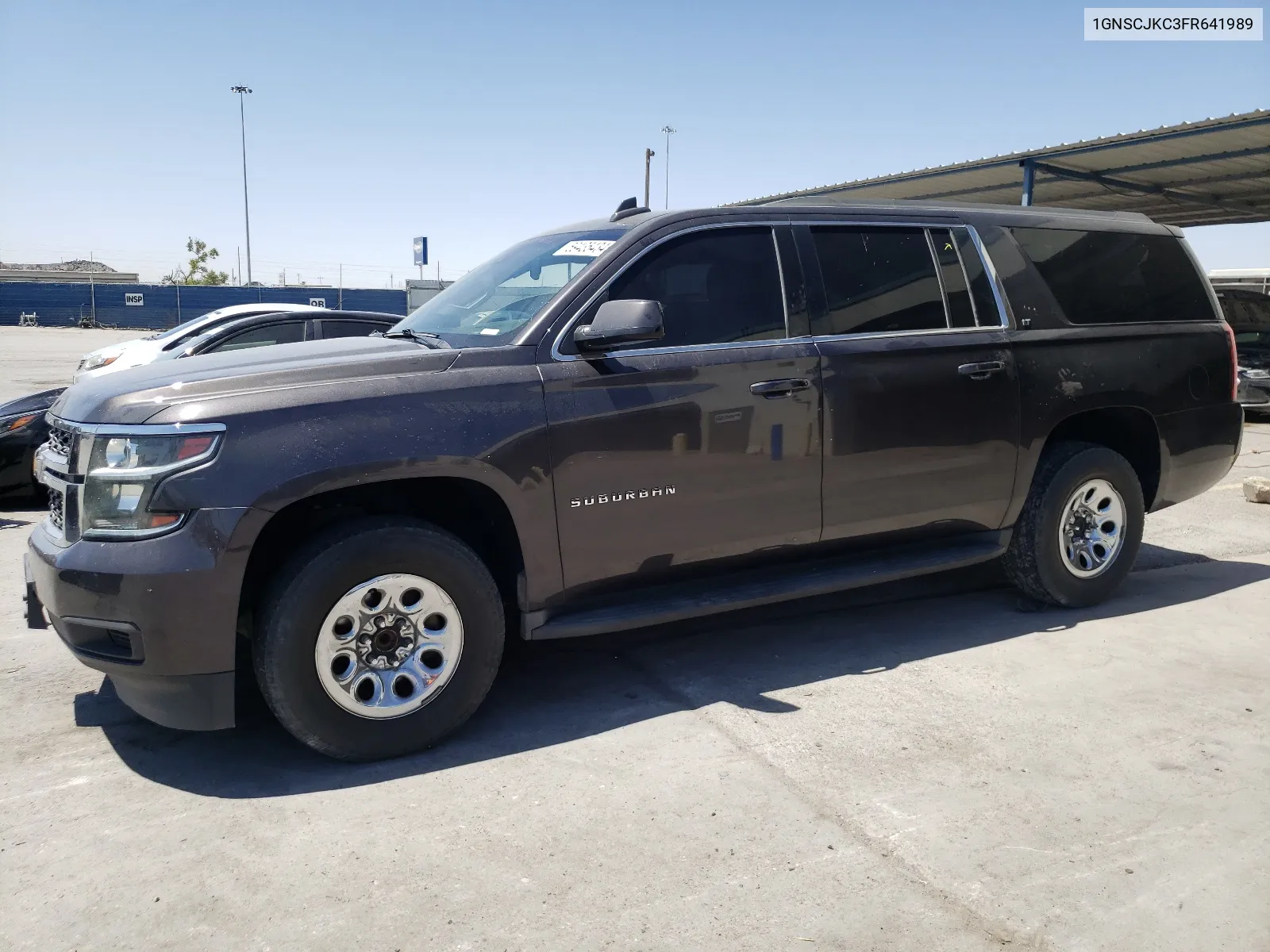 2015 Chevrolet Suburban C1500 Lt VIN: 1GNSCJKC3FR641989 Lot: 59435434