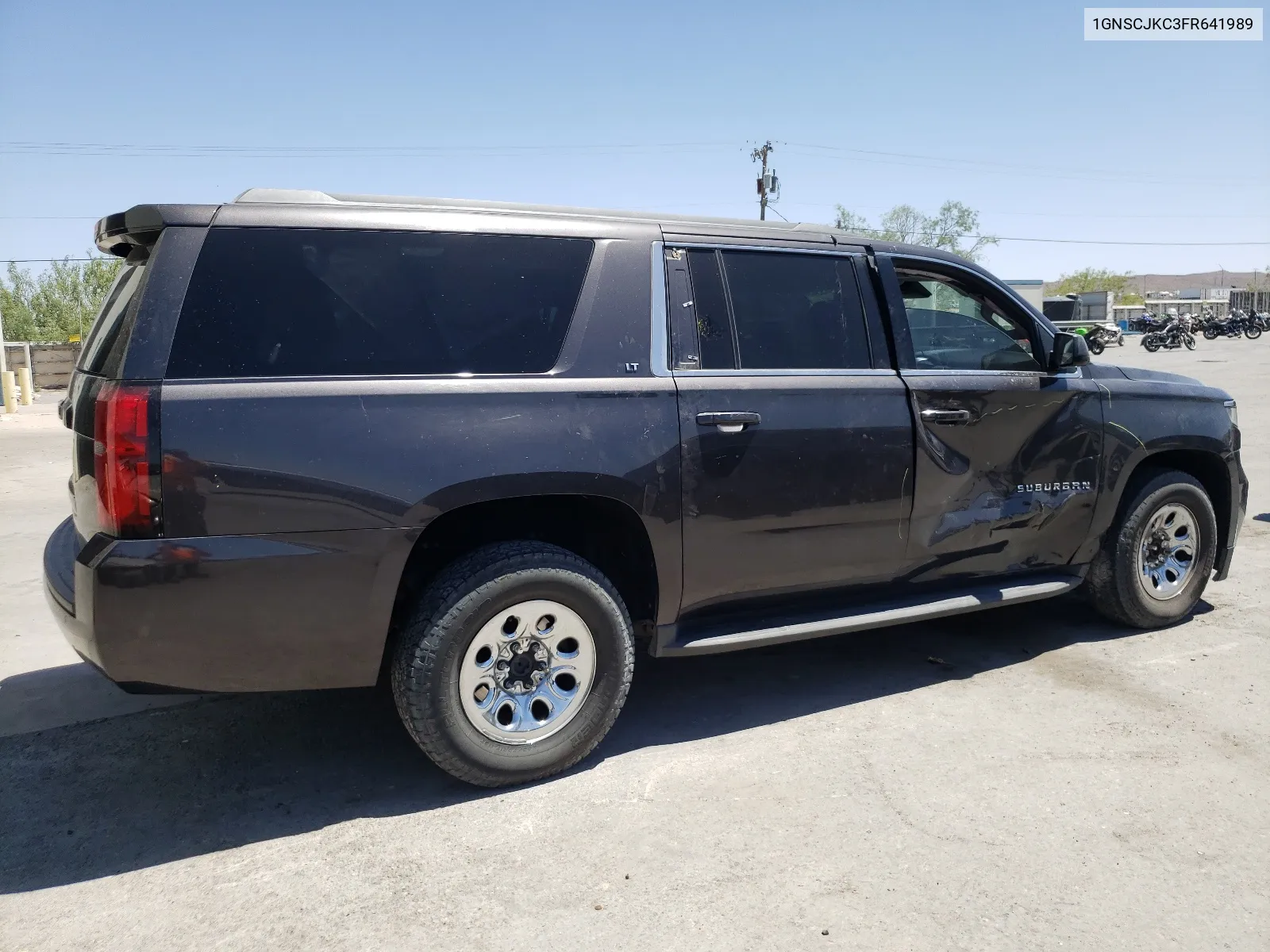 2015 Chevrolet Suburban C1500 Lt VIN: 1GNSCJKC3FR641989 Lot: 59435434