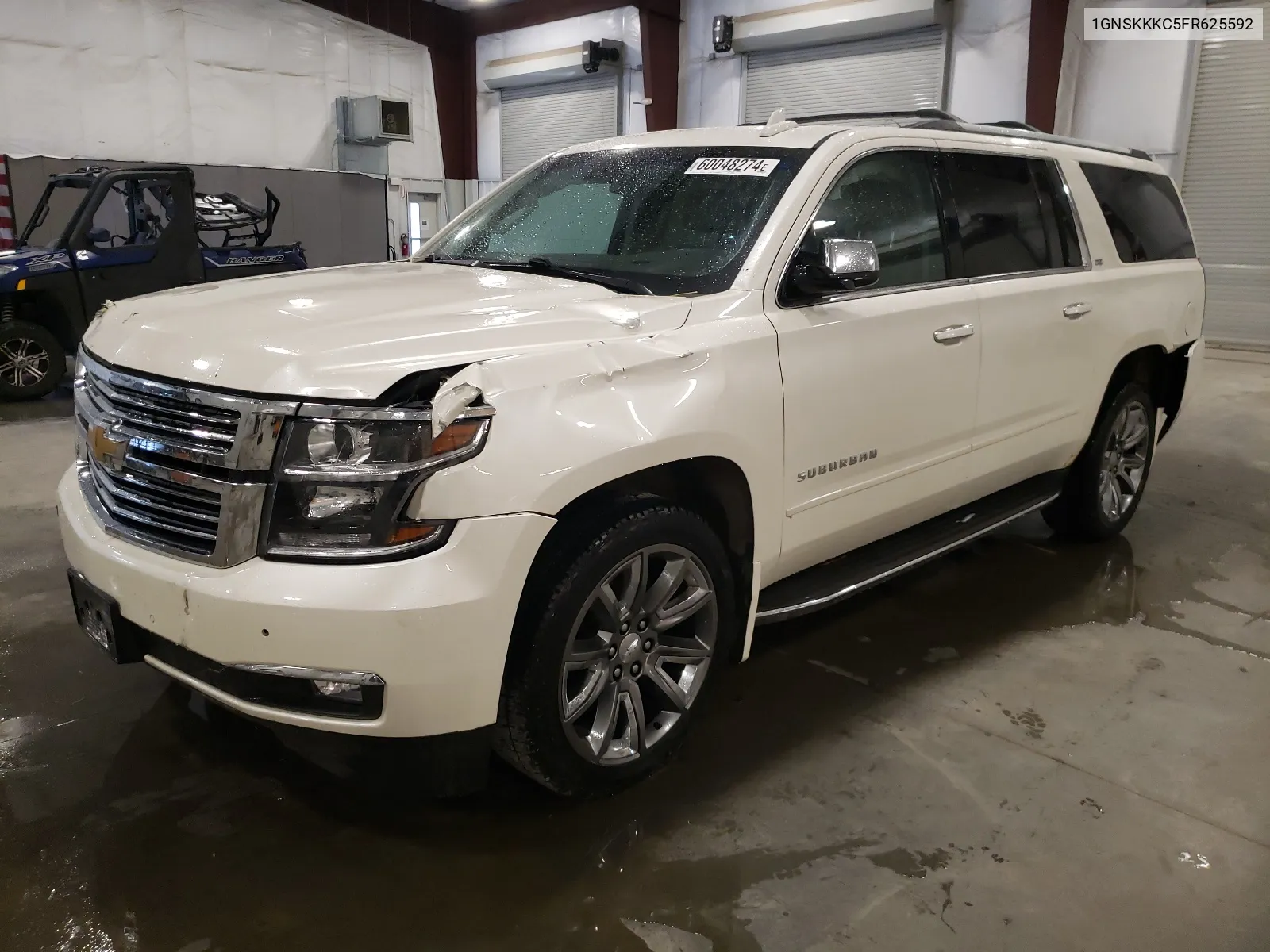 2015 Chevrolet Suburban K1500 Ltz VIN: 1GNSKKKC5FR625592 Lot: 60048274