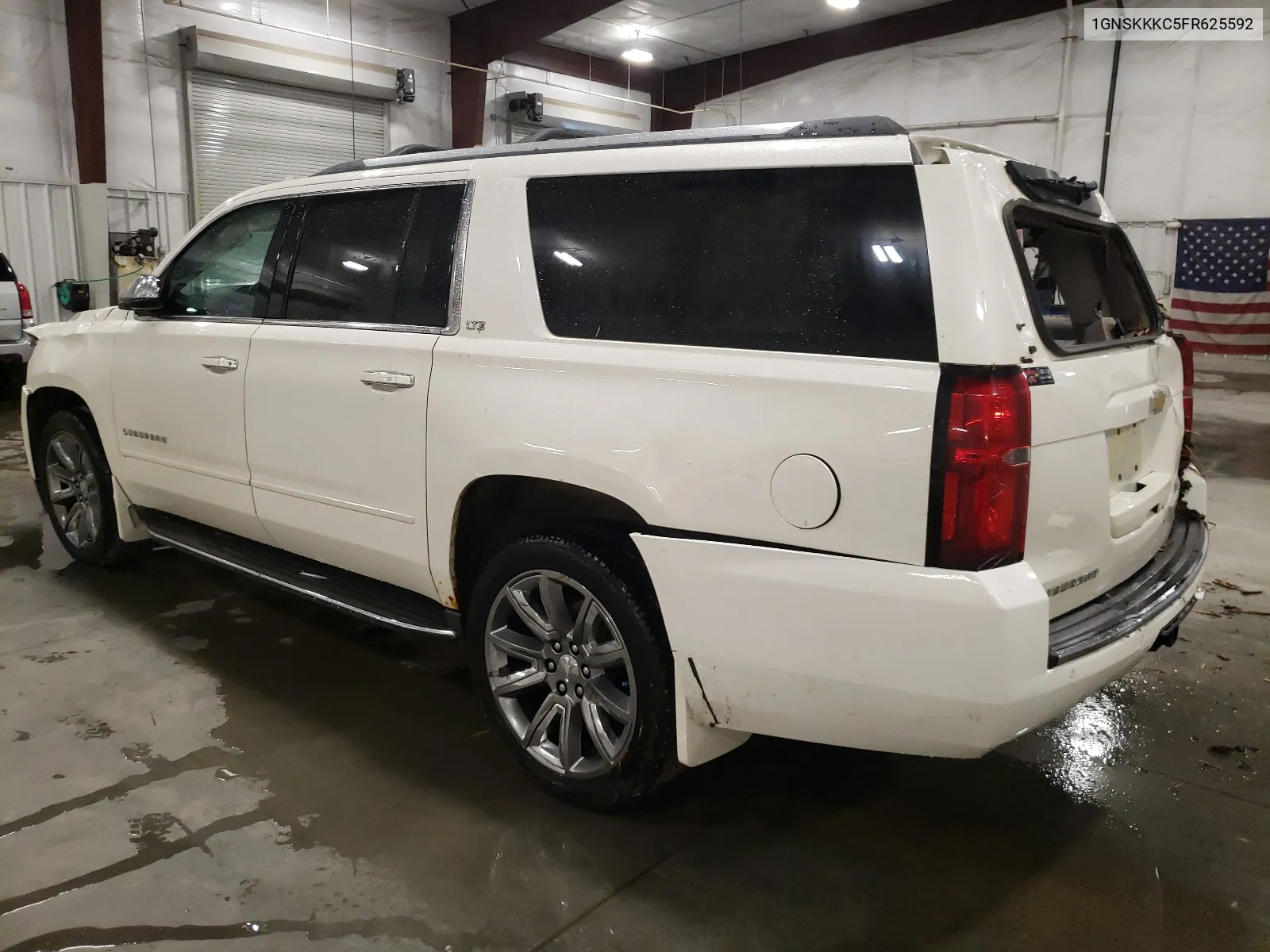 2015 Chevrolet Suburban K1500 Ltz VIN: 1GNSKKKC5FR625592 Lot: 60048274