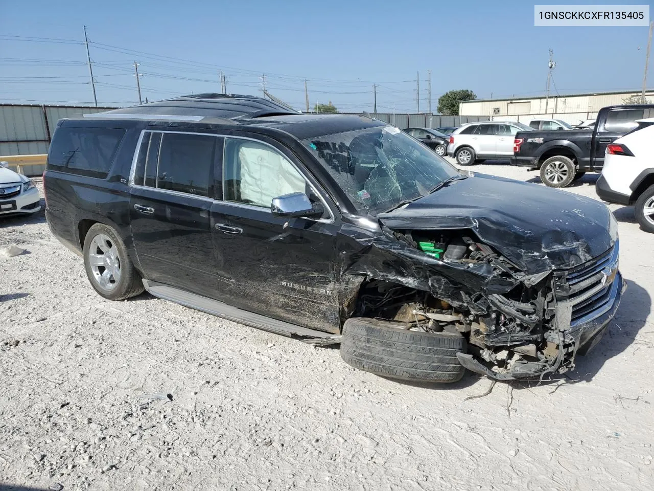 1GNSCKKCXFR135405 2015 Chevrolet Suburban C1500 Ltz