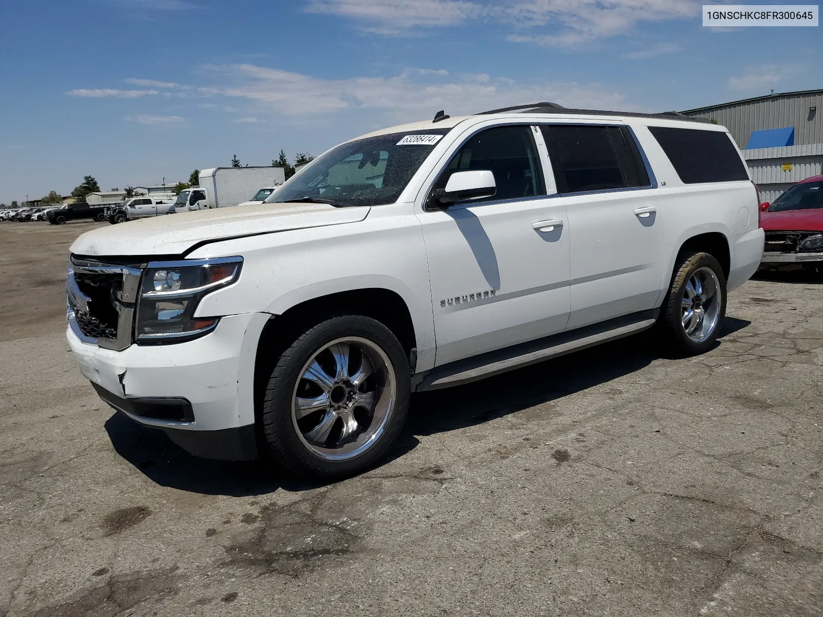 1GNSCHKC8FR300645 2015 Chevrolet Suburban C1500 Ls