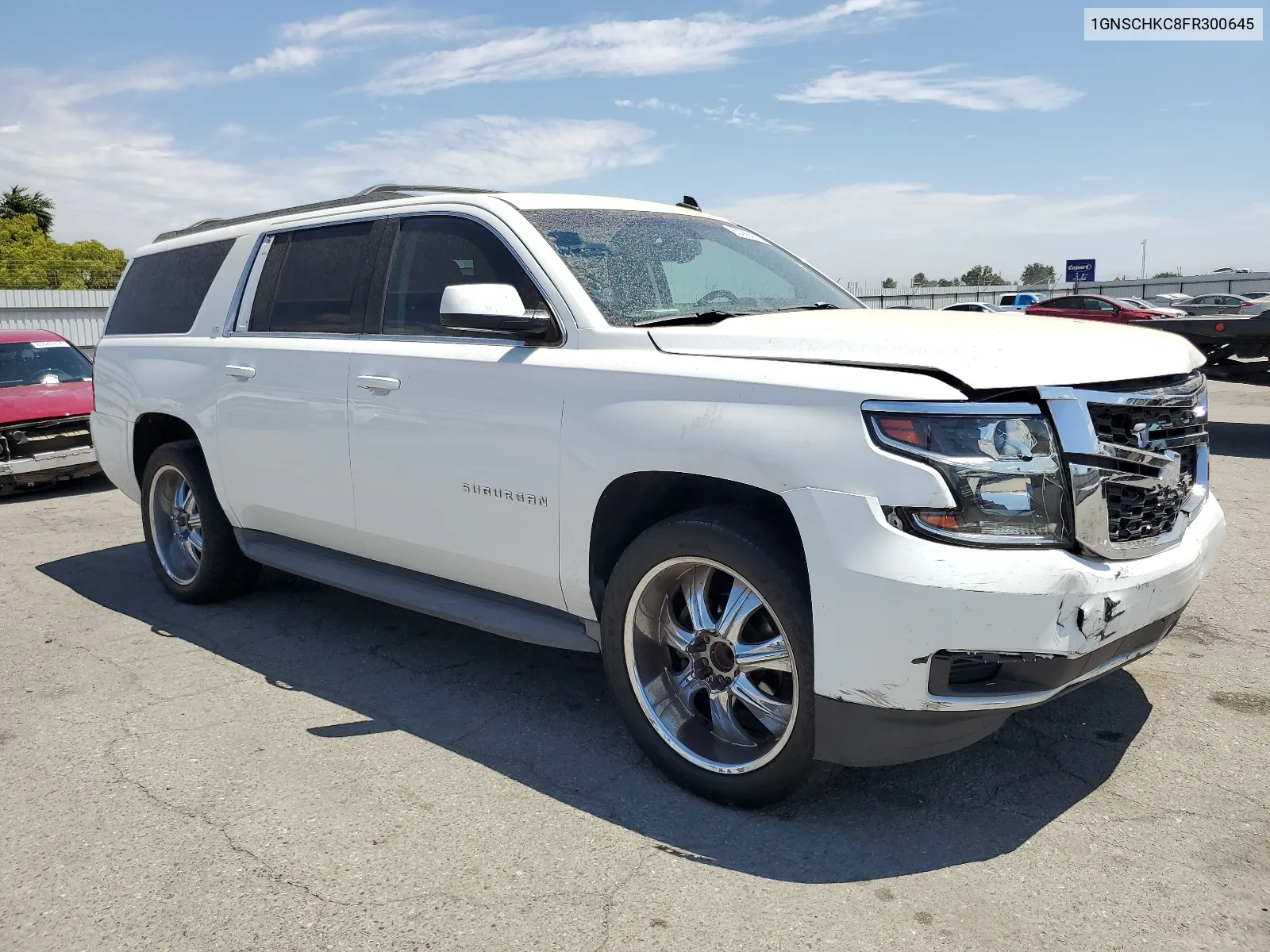 2015 Chevrolet Suburban C1500 Ls VIN: 1GNSCHKC8FR300645 Lot: 63286414