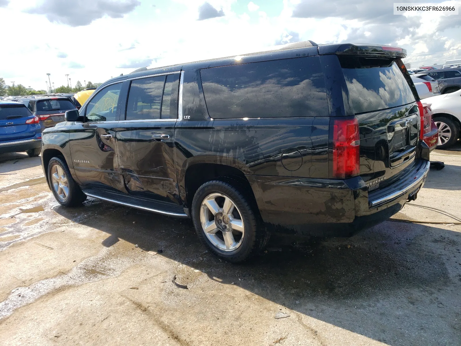 2015 Chevrolet Suburban K1500 Ltz VIN: 1GNSKKKC3FR626966 Lot: 63299204