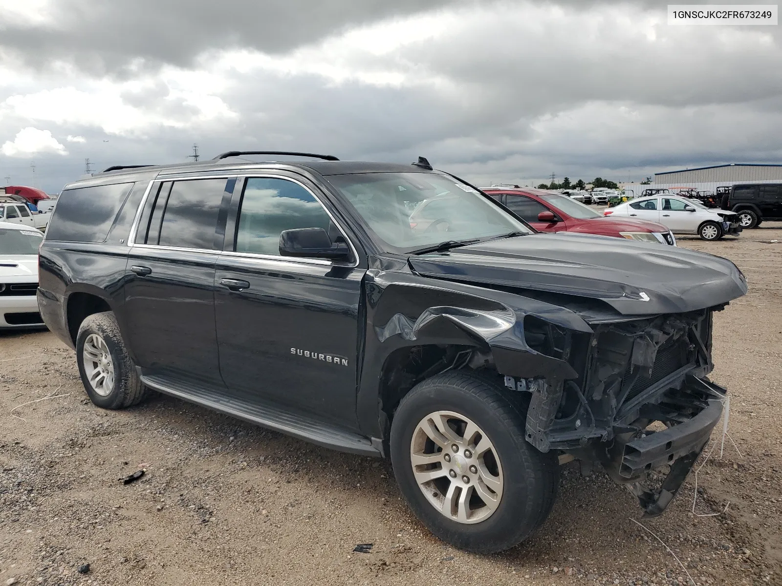 2015 Chevrolet Suburban C1500 Lt VIN: 1GNSCJKC2FR673249 Lot: 63844514