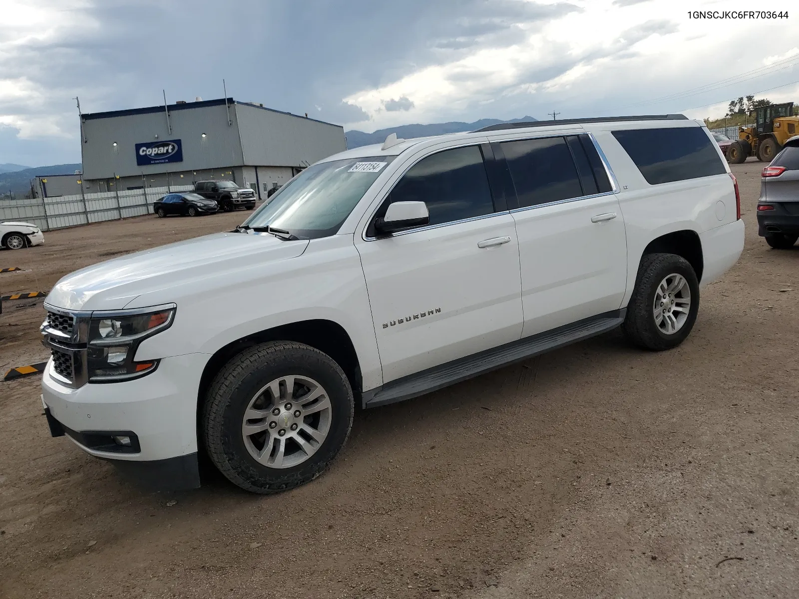 2015 Chevrolet Suburban C1500 Lt VIN: 1GNSCJKC6FR703644 Lot: 64113154