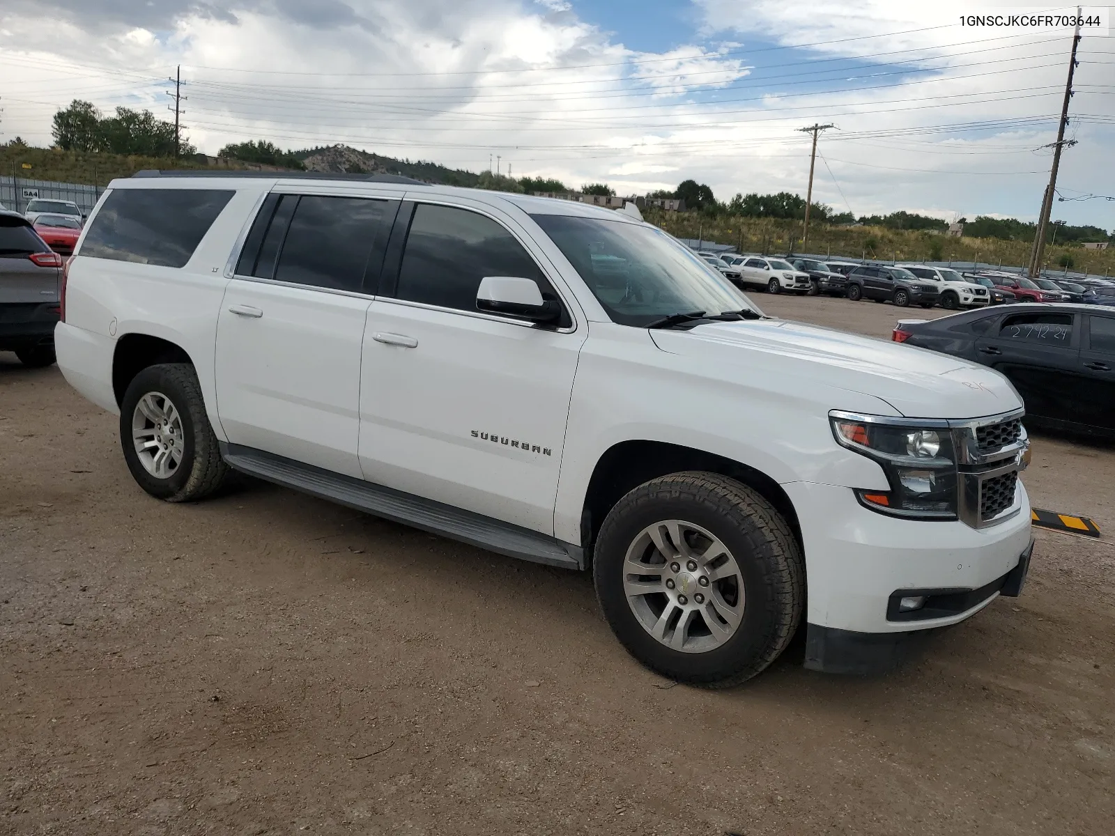 2015 Chevrolet Suburban C1500 Lt VIN: 1GNSCJKC6FR703644 Lot: 64113154