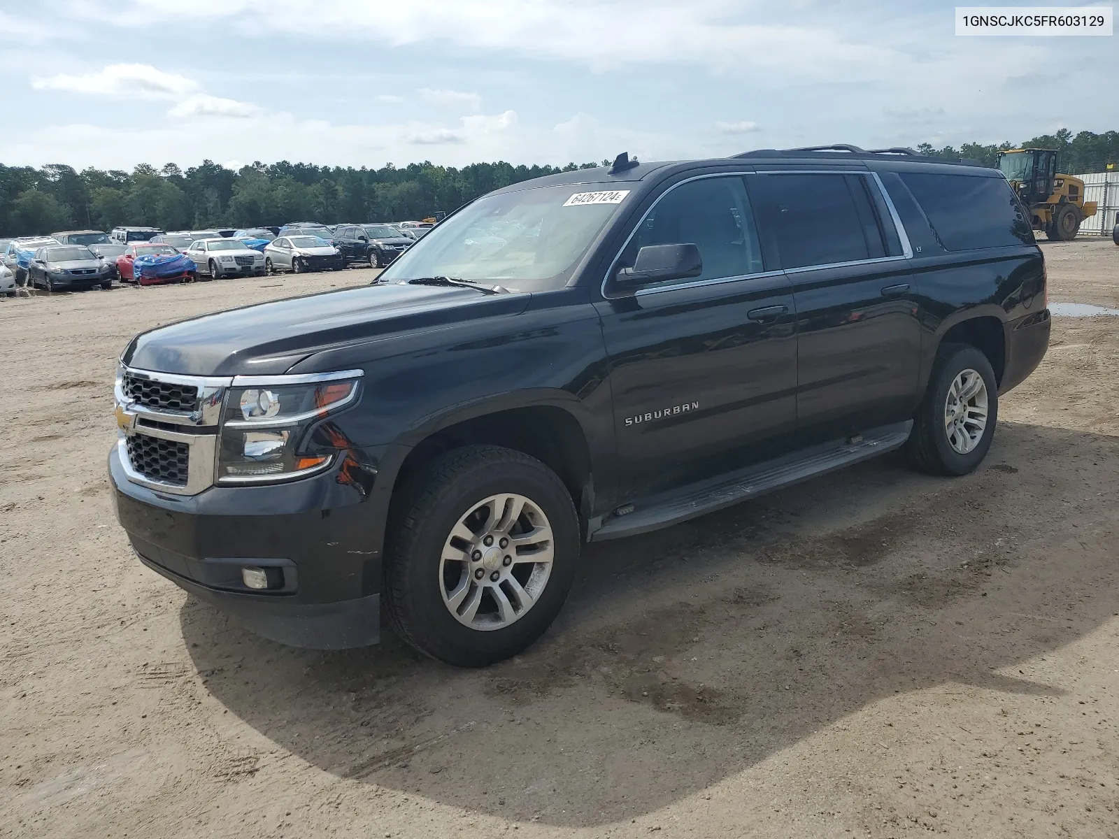 2015 Chevrolet Suburban C1500 Lt VIN: 1GNSCJKC5FR603129 Lot: 64267124