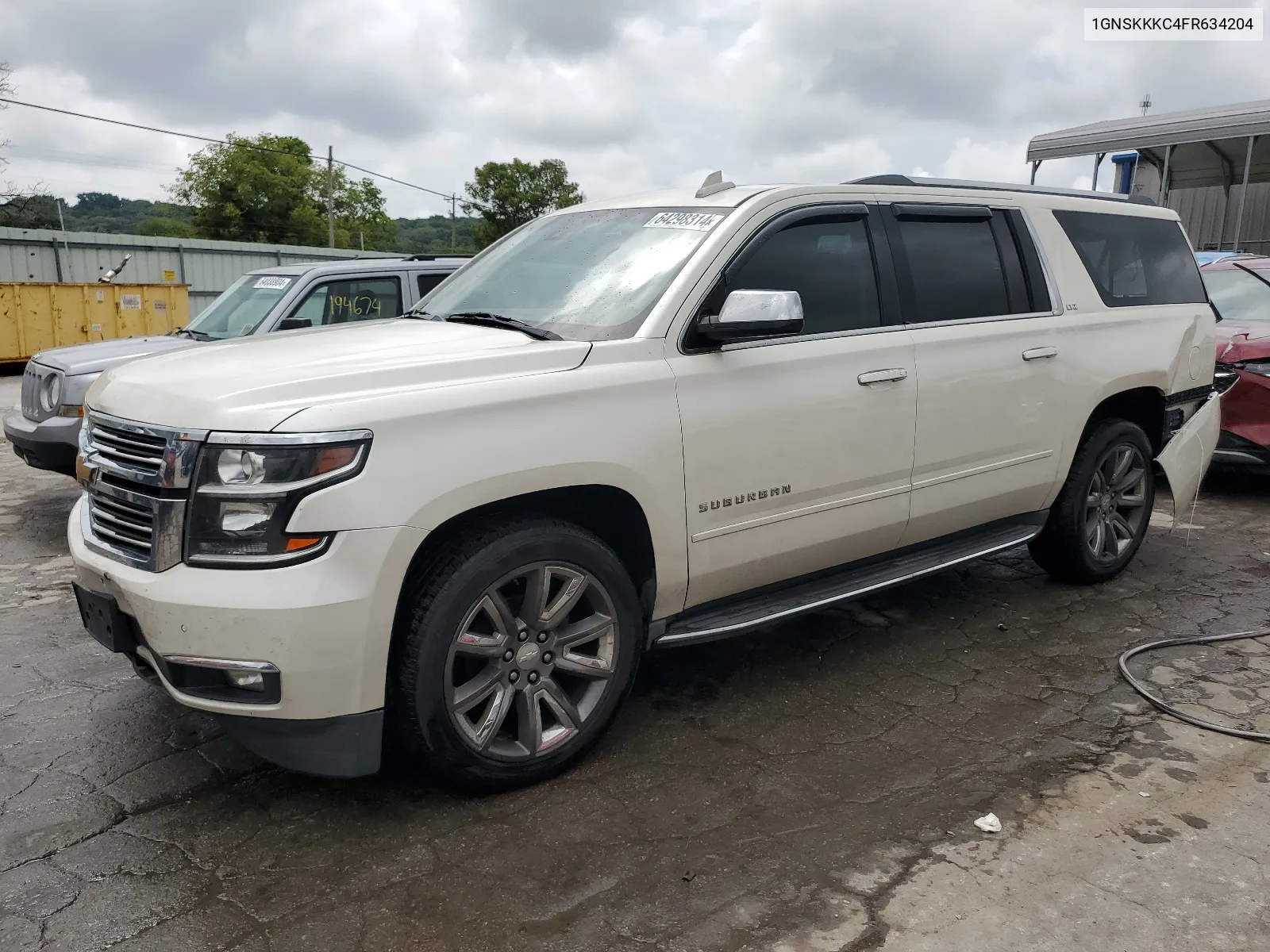 2015 Chevrolet Suburban K1500 Ltz VIN: 1GNSKKKC4FR634204 Lot: 64298314