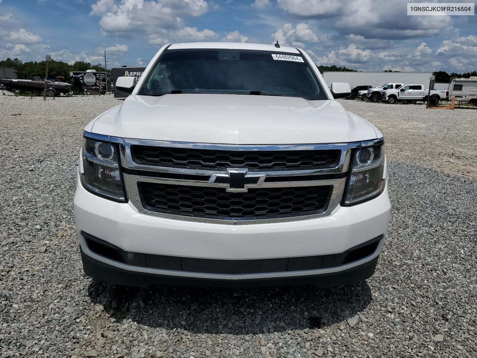 2015 Chevrolet Suburban C1500 Lt VIN: 1GNSCJKC9FR216504 Lot: 64402904