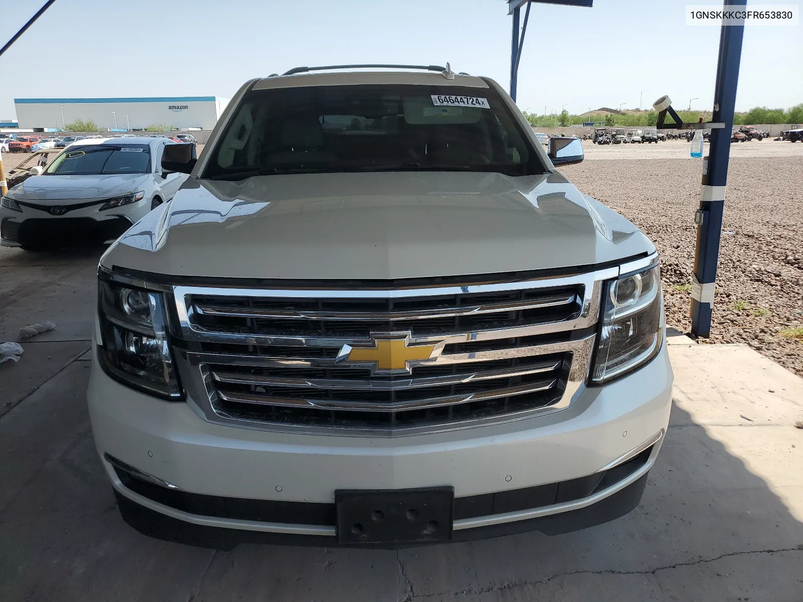 2015 Chevrolet Suburban K1500 Ltz VIN: 1GNSKKKC3FR653830 Lot: 64644724