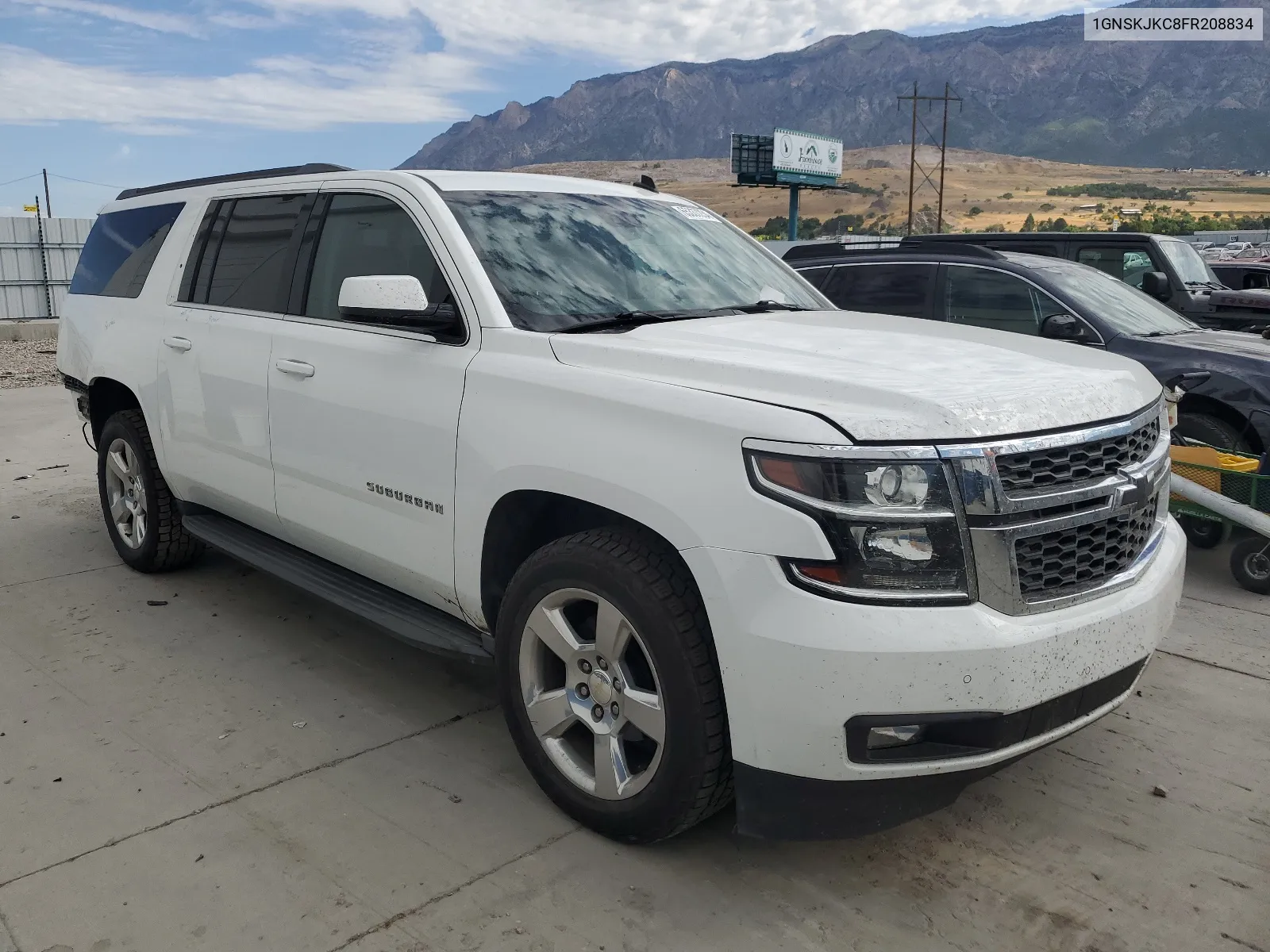 2015 Chevrolet Suburban K1500 Lt VIN: 1GNSKJKC8FR208834 Lot: 65337234