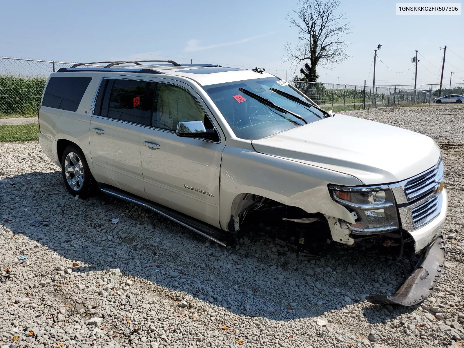 2015 Chevrolet Suburban K1500 Ltz VIN: 1GNSKKKC2FR507306 Lot: 65394694