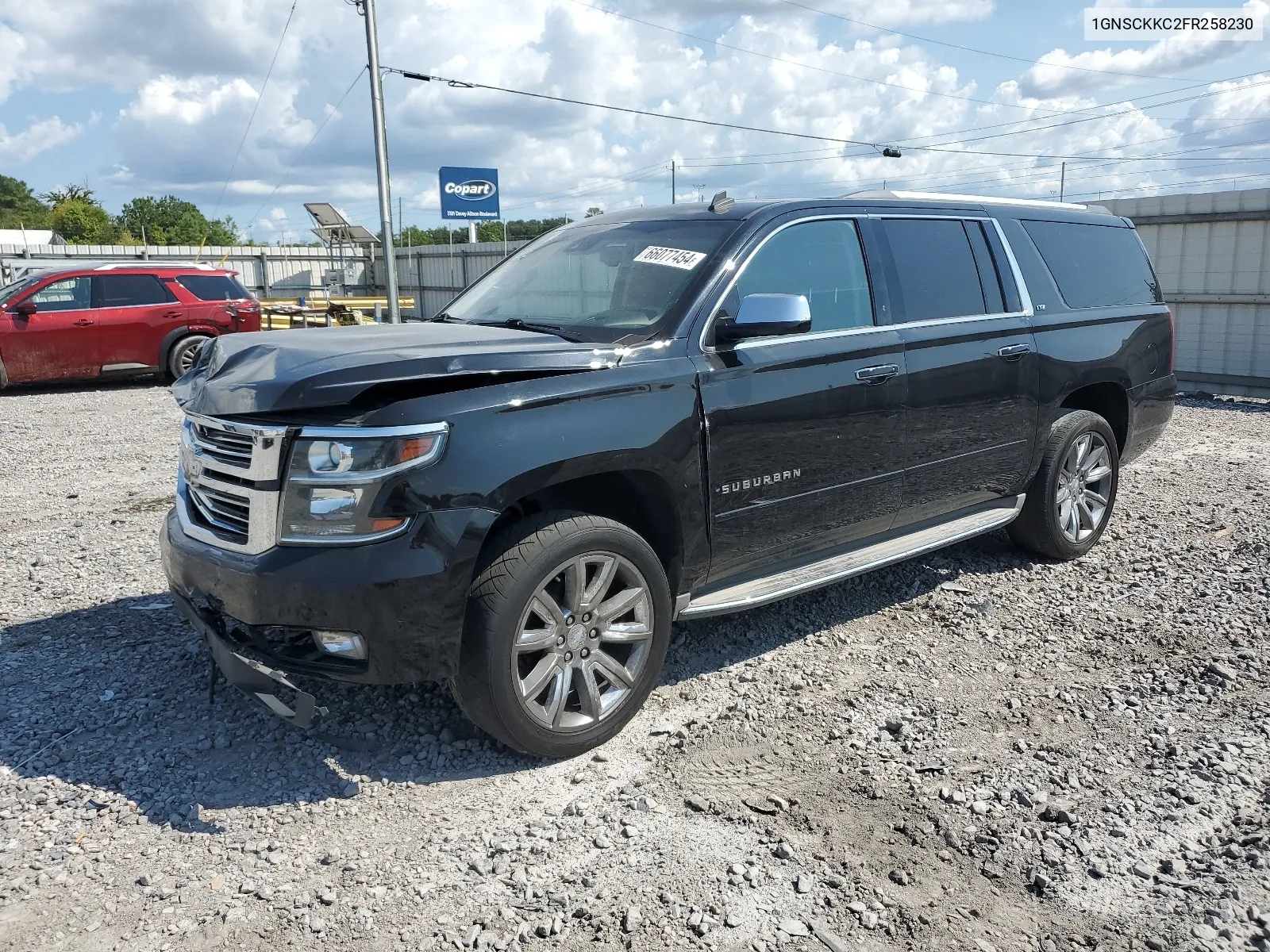 2015 Chevrolet Suburban C1500 Ltz VIN: 1GNSCKKC2FR258230 Lot: 66077454