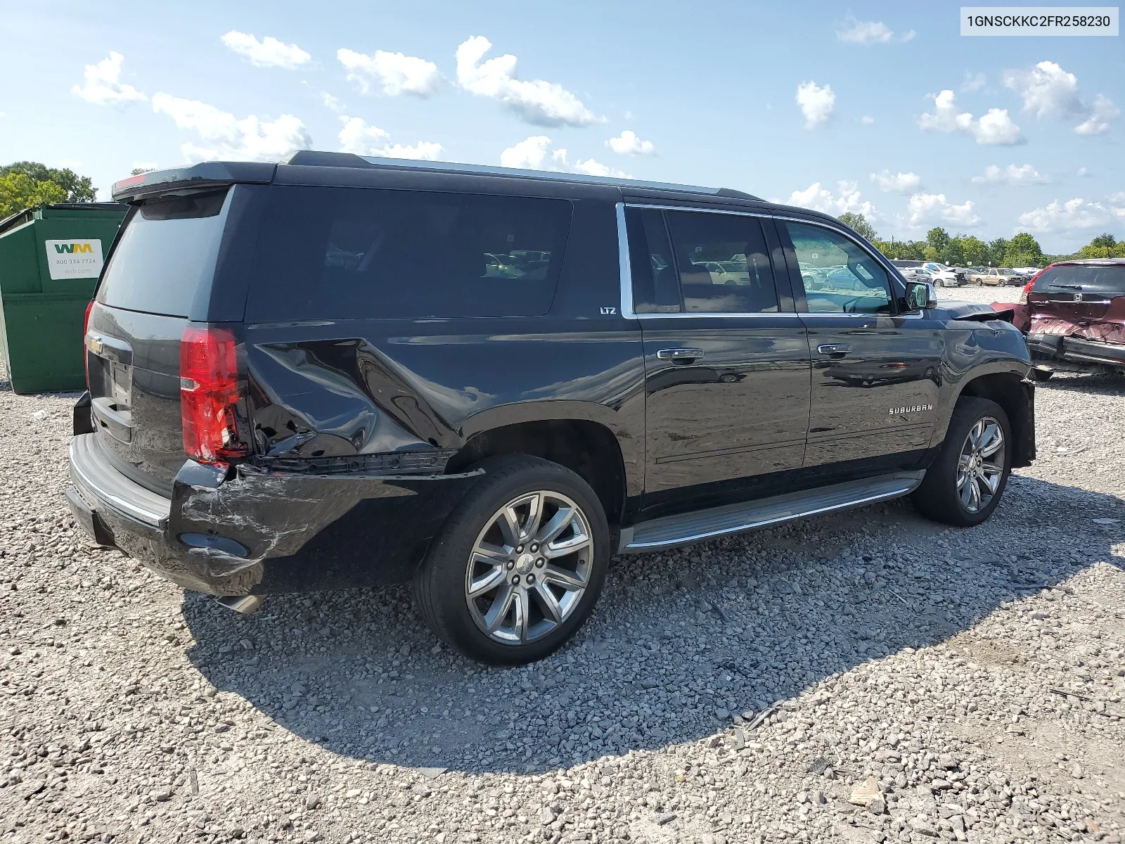 1GNSCKKC2FR258230 2015 Chevrolet Suburban C1500 Ltz