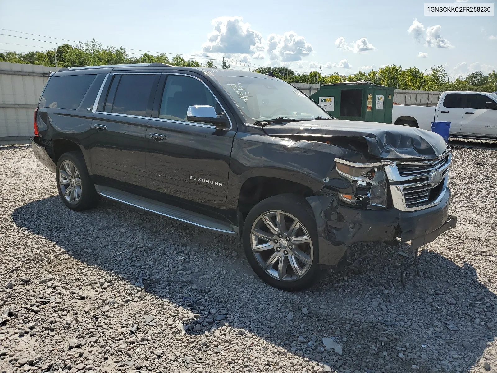 2015 Chevrolet Suburban C1500 Ltz VIN: 1GNSCKKC2FR258230 Lot: 66077454