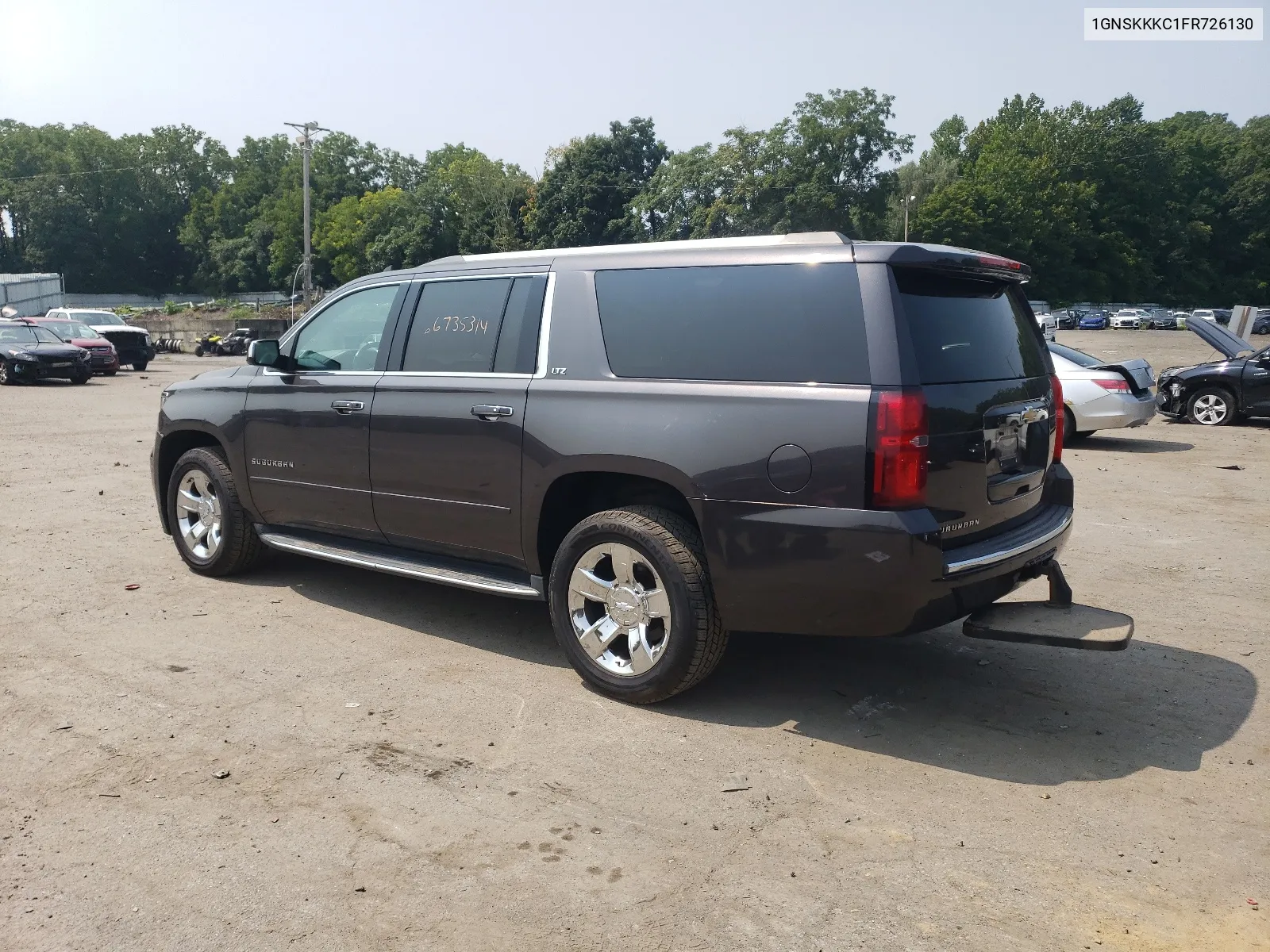 1GNSKKKC1FR726130 2015 Chevrolet Suburban K1500 Ltz