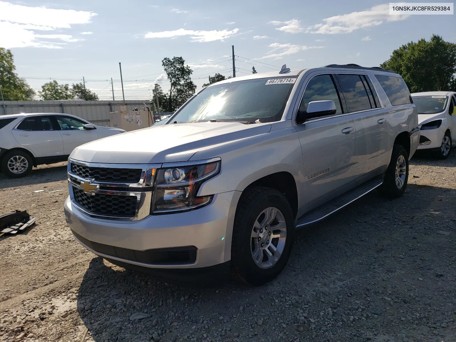 2015 Chevrolet Suburban K1500 Lt VIN: 1GNSKJKC8FR529384 Lot: 66776714