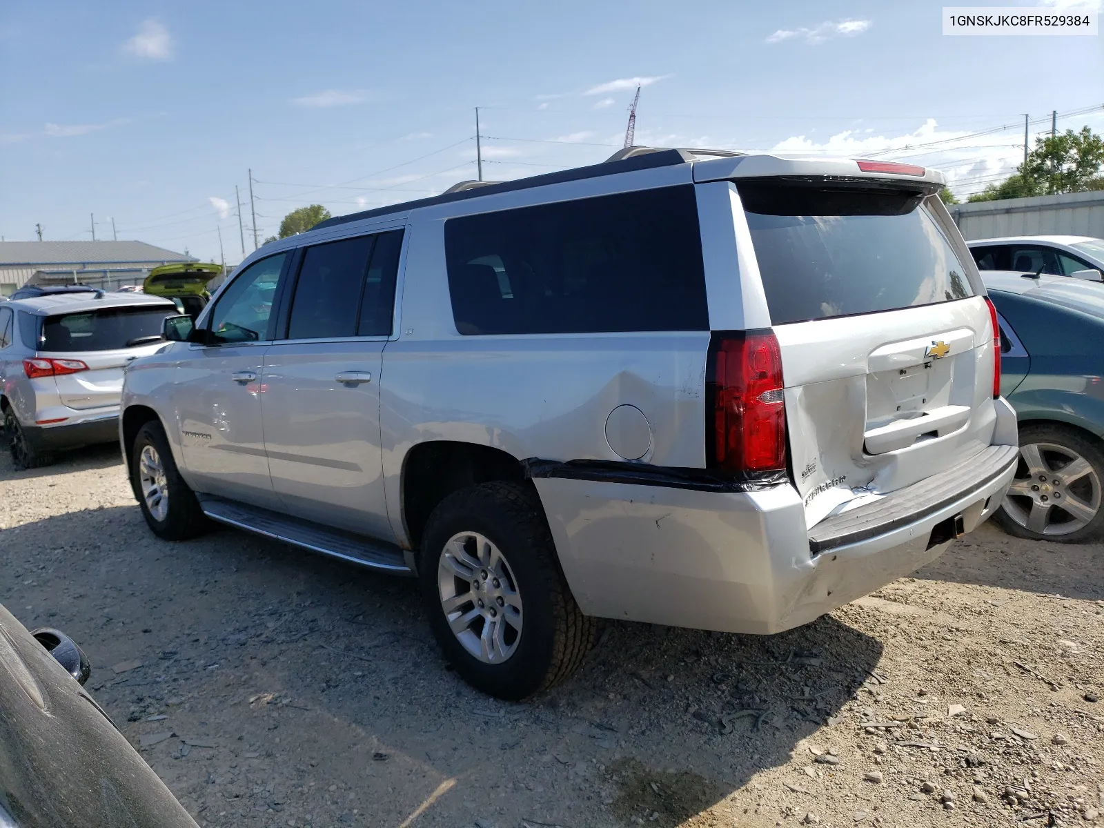 2015 Chevrolet Suburban K1500 Lt VIN: 1GNSKJKC8FR529384 Lot: 66776714