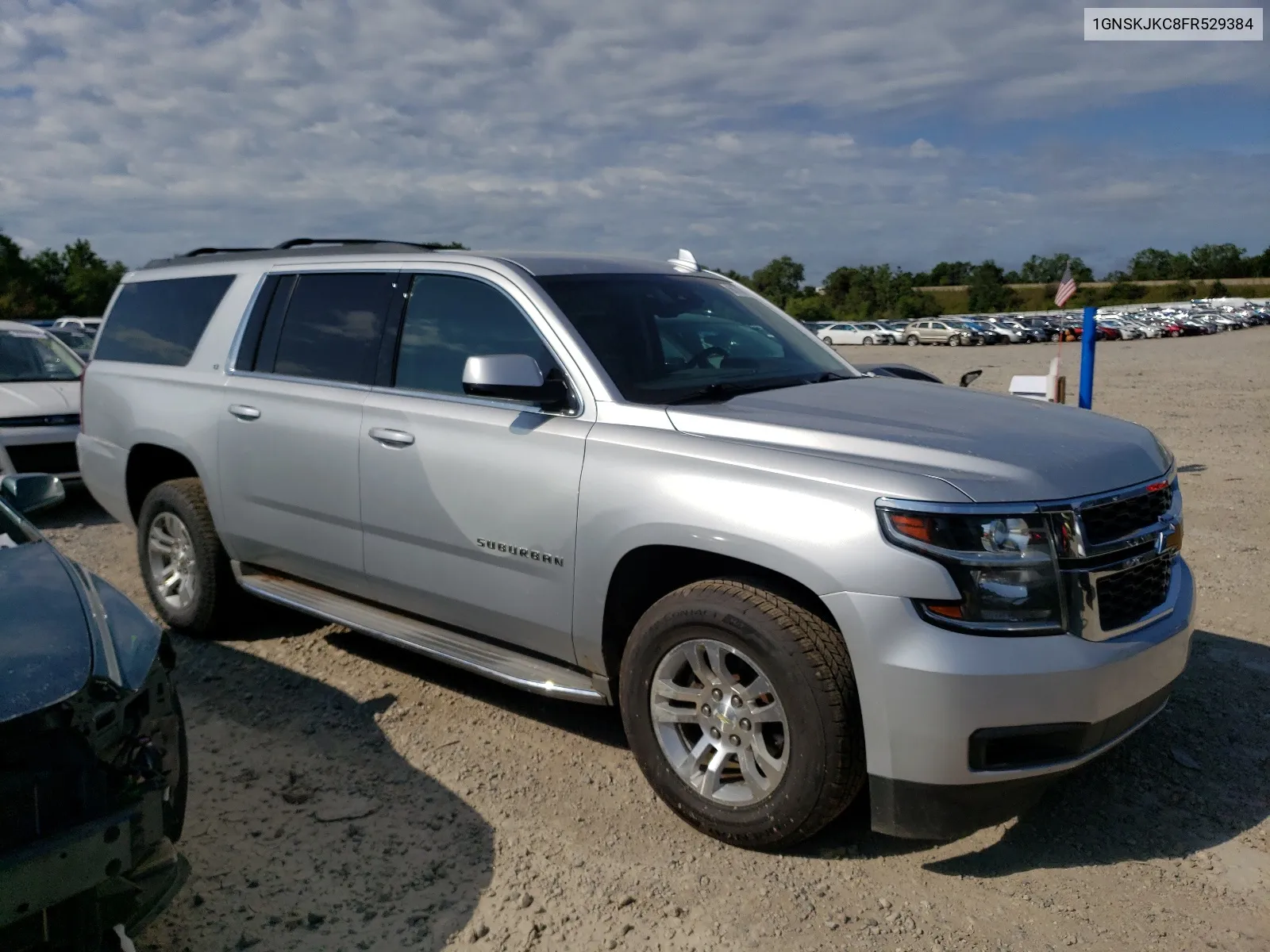 2015 Chevrolet Suburban K1500 Lt VIN: 1GNSKJKC8FR529384 Lot: 66776714