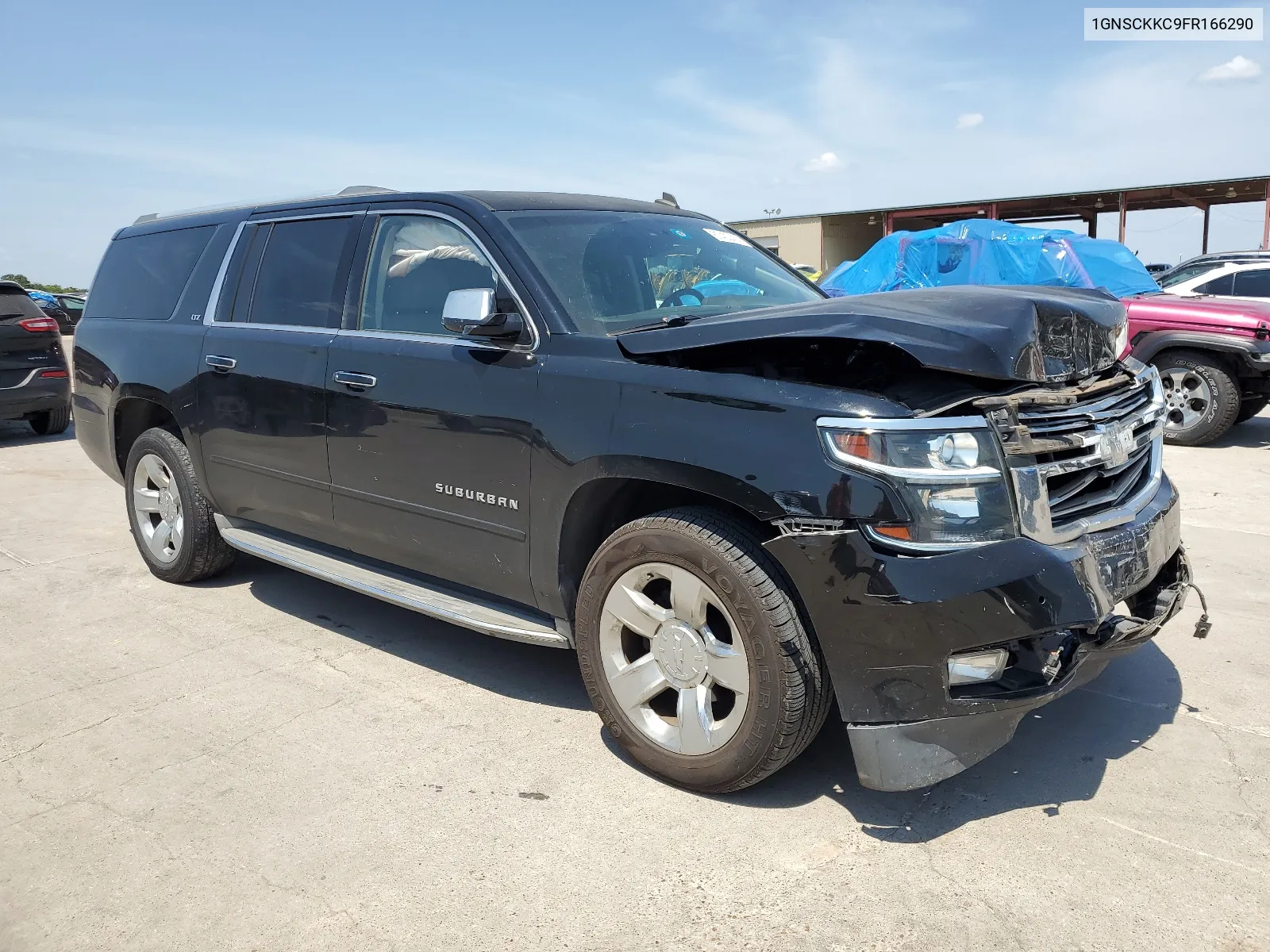 2015 Chevrolet Suburban C1500 Ltz VIN: 1GNSCKKC9FR166290 Lot: 67400414