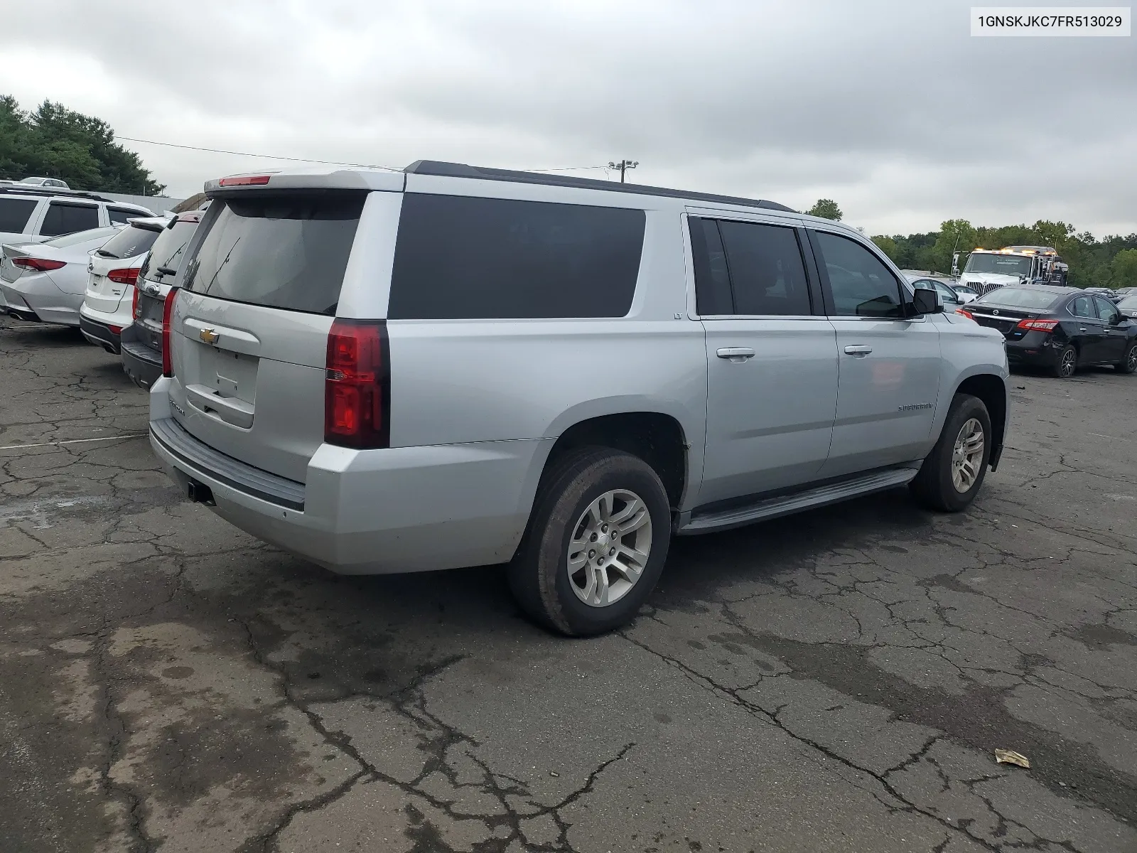 2015 Chevrolet Suburban K1500 Lt VIN: 1GNSKJKC7FR513029 Lot: 67724524