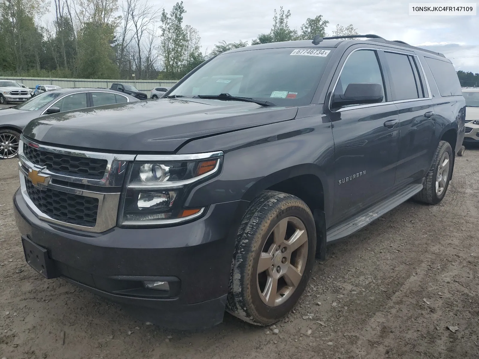 2015 Chevrolet Suburban K1500 Lt VIN: 1GNSKJKC4FR147109 Lot: 67746734