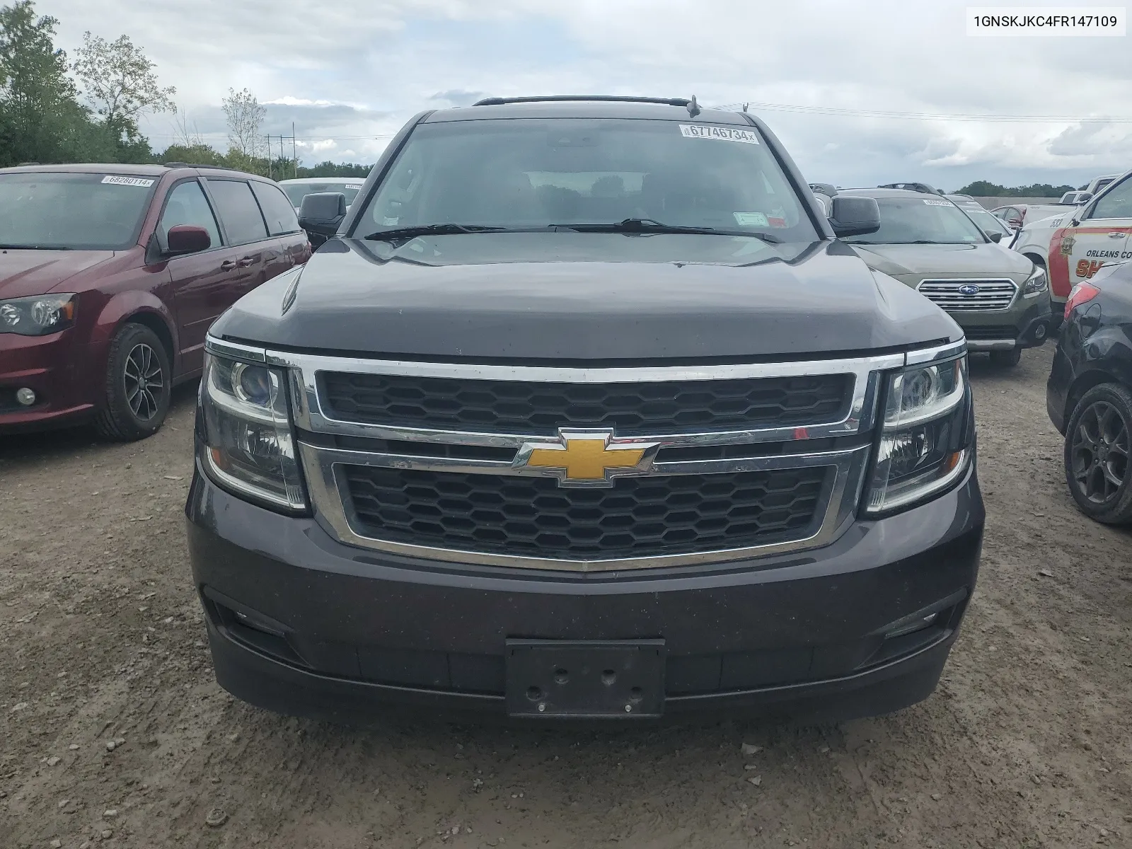 2015 Chevrolet Suburban K1500 Lt VIN: 1GNSKJKC4FR147109 Lot: 67746734