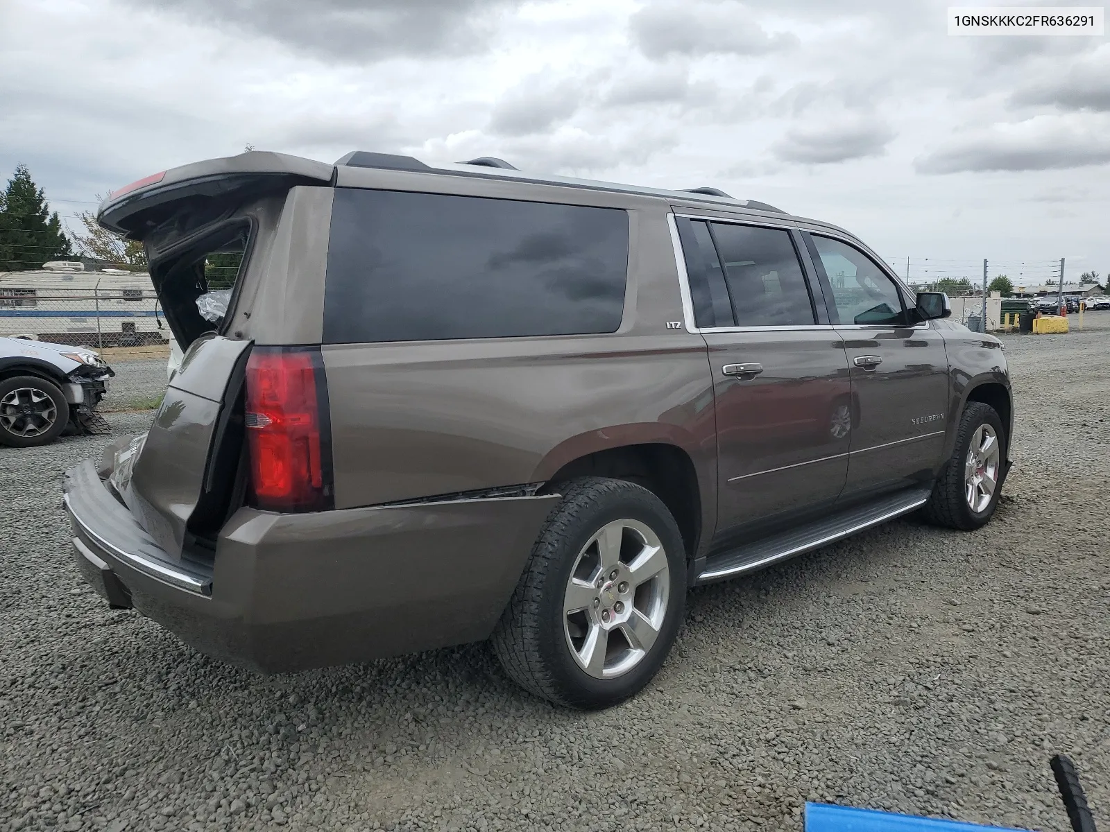 1GNSKKKC2FR636291 2015 Chevrolet Suburban K1500 Ltz