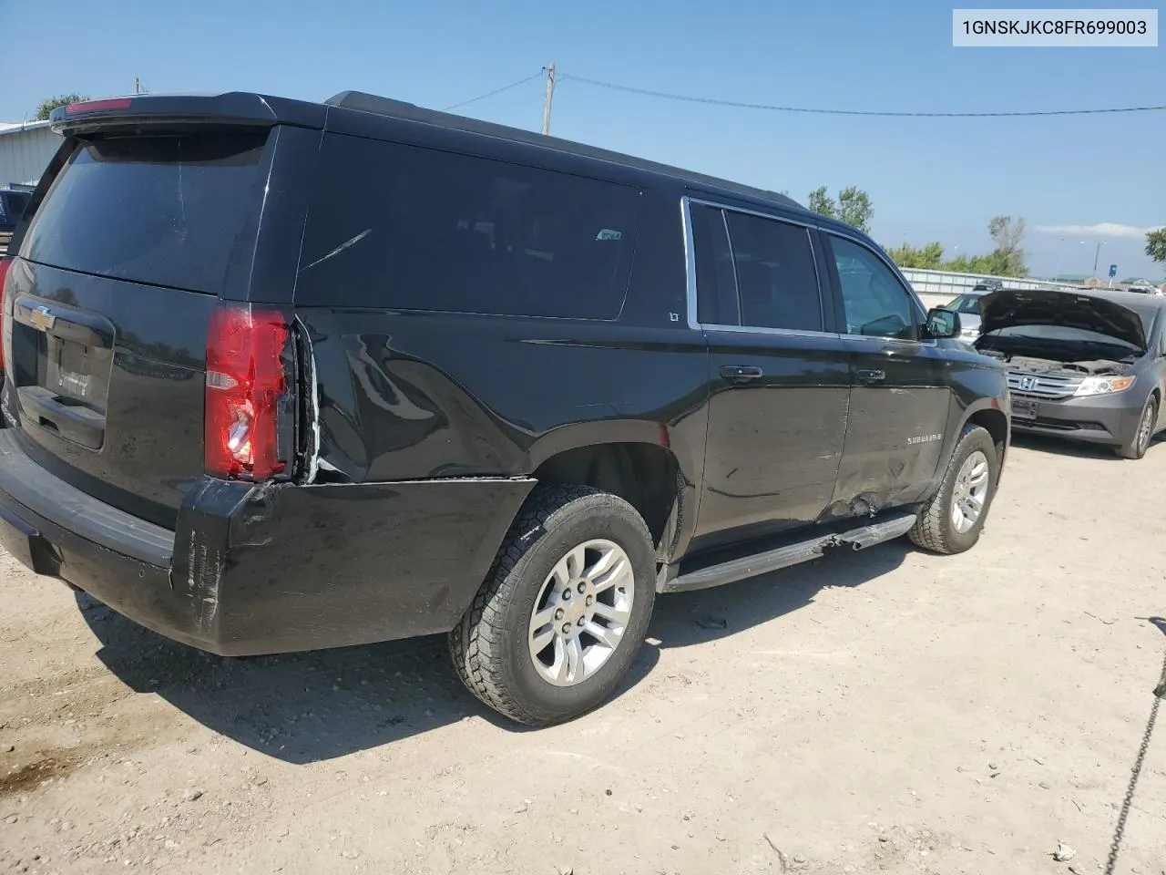 1GNSKJKC8FR699003 2015 Chevrolet Suburban K1500 Lt