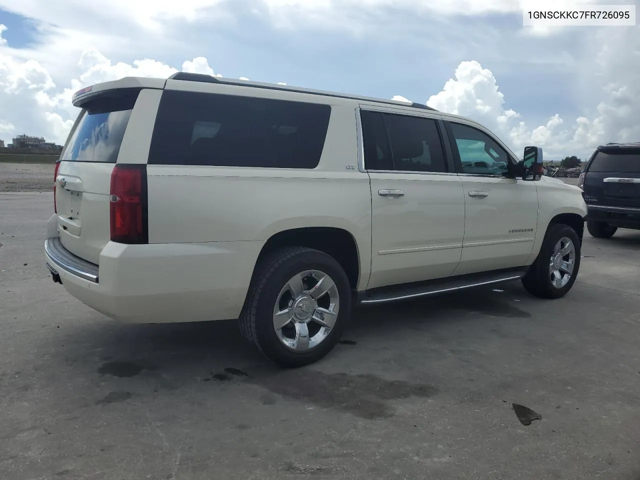 2015 Chevrolet Suburban C1500 Ltz VIN: 1GNSCKKC7FR726095 Lot: 69750674