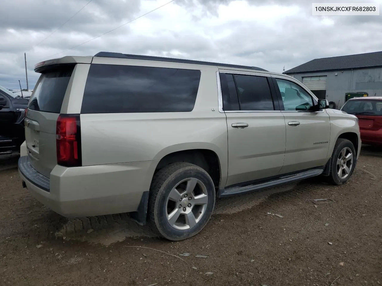 1GNSKJKCXFR682803 2015 Chevrolet Suburban K1500 Lt