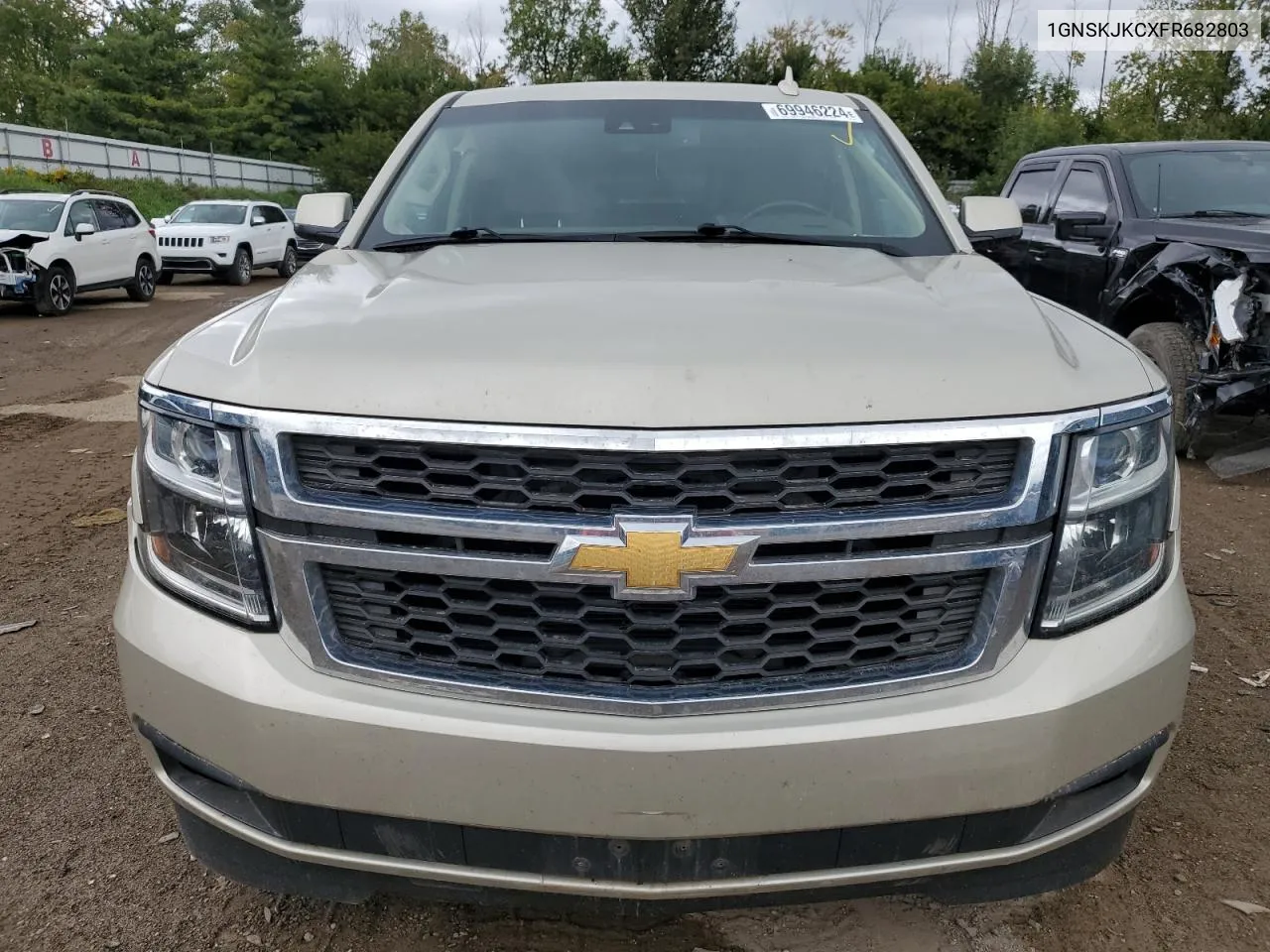 1GNSKJKCXFR682803 2015 Chevrolet Suburban K1500 Lt