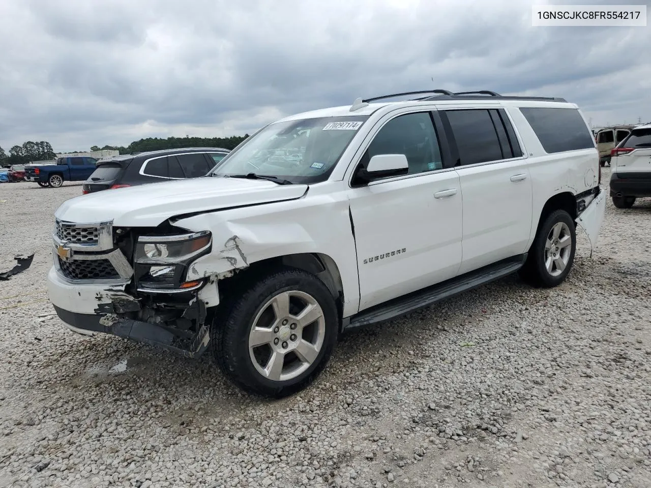 1GNSCJKC8FR554217 2015 Chevrolet Suburban C1500 Lt