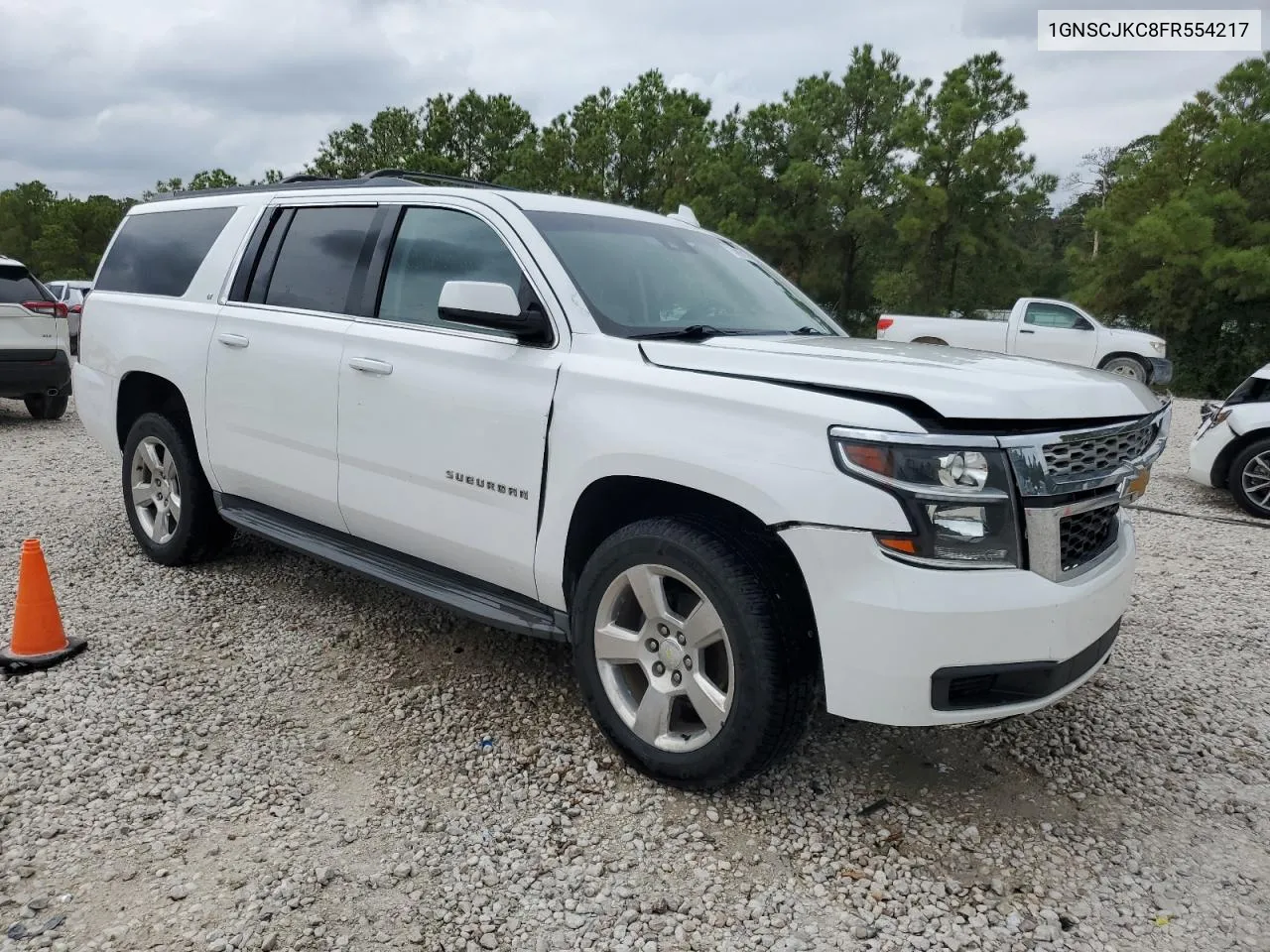 2015 Chevrolet Suburban C1500 Lt VIN: 1GNSCJKC8FR554217 Lot: 70297174